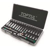 Galvučių komplektas Toptul GCAD3902 3/8" 39vnt.